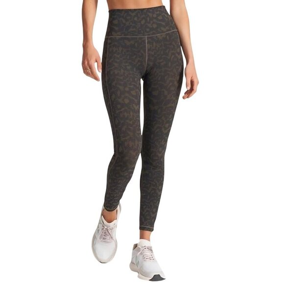 Vuori Pants - Vuori Studio Pocket Leggings Cocoa Spots Media Pockets VW 446 Size XL
